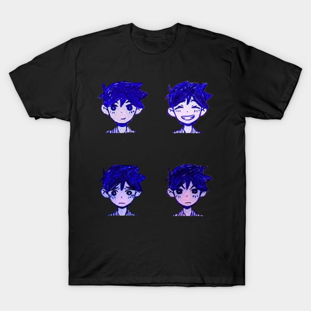 Hero Sprites (Omori) T-Shirt by hidexmian